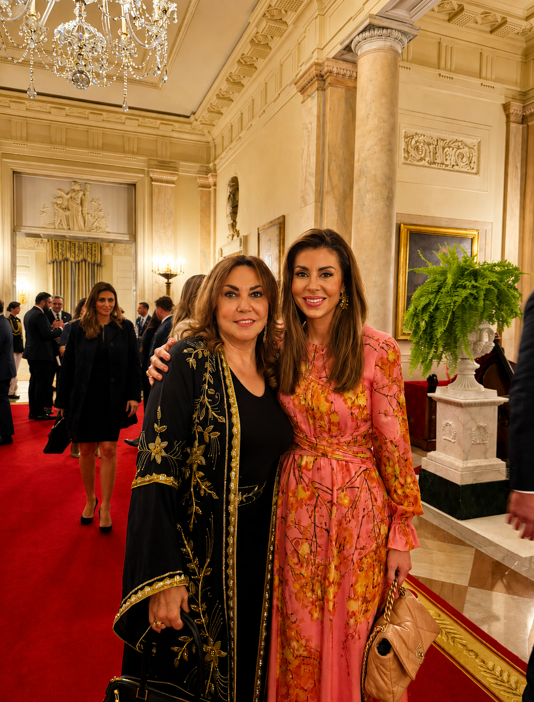 Maissa Kabbani, CEO of SAG, with Ms. Morgan Ortagus — The White House, March 2025.